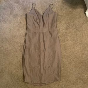 Charlotte Russe womens L club dress, very unique color and leather material